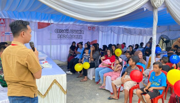 Cegah Anemia pada Balita, Alfamidi Gelar Sosialisasi dan Edukasi Kesehatan di Sampara
