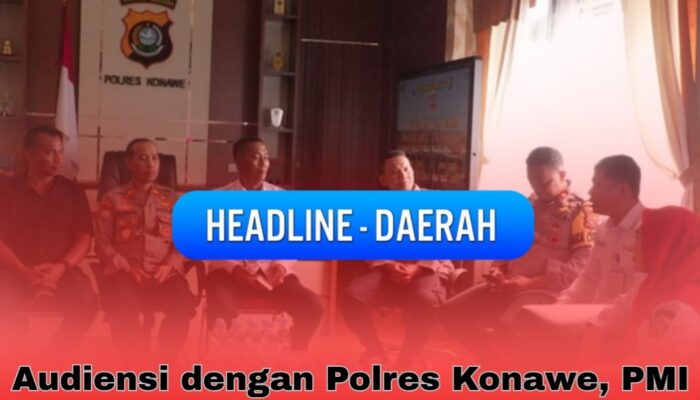 Audiensi dengan Polres Konawe, PMI Bahas Sinergi Penanggulangan Bencana dan Kemanusiaan