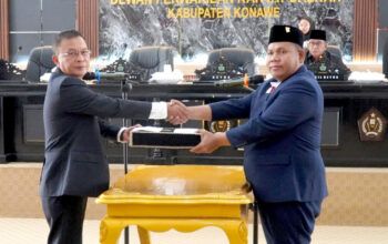 Wabup Syamsul Ibrahim Serahkan RAPBD T.A 2026 ke DPRD Konawe