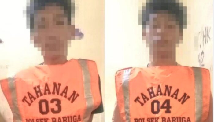 Polsek Baruga Berhasil Amankan Dua Anggota Geng Rumah Bujang Kendari