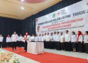 Ketua PMI Konawe Lantik 28 Pengurus Kecamatan Masa Bakti 2025-2030