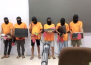 Polresta Kendari Amankan Enam Pria yang Diduga Lakukan Pemalsuan STNK