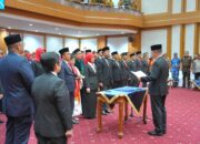 Gubernur Sultra Lantik 17 Pejabat Tinggi Pratama dan 32 Pejabat Fungsional