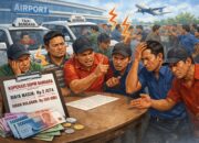 Sopir Angkutan Bandara Protes Biaya Koperasi Mahal, Antrean jadi Sumber Konflik