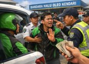 Driver Online di Kendari Dihantui Denda, Intimidasi di Bandara Halu Oleo