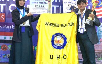 Dua Mahasiswa UHO Bersinar di Kancah Internasional, Raih Gold Medal