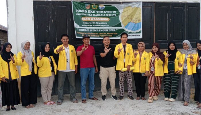 KKN-T Universitas Mandala Waluya Wadonggo: Bakti untuk Desa, Berbagi Manfaat