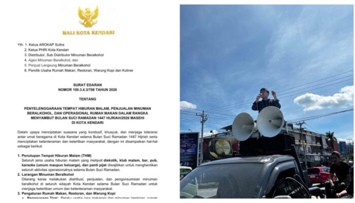 Diduga Langgar Surat Edaran Wali Kota Kendari, AMARA Sultra Minta Sejumlah Toko Miras Ditutup