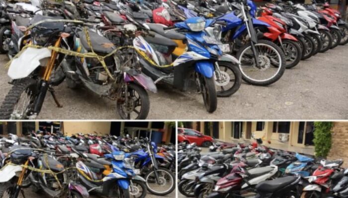 Polresta Kendari Buka Layanan Cek Kendaraan Sitaan, 73 Motor Siap Dikembalikan