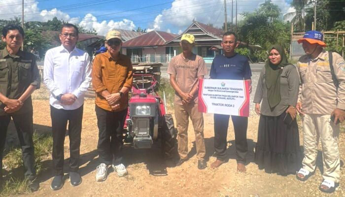 Gubernur Sultra Dorong Sektor Pertanian dengan Alat Modern