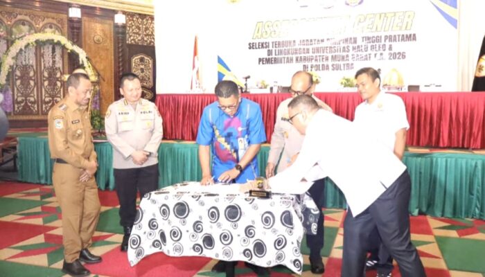 Polda Sultra dan UHO Jalin Kerja Sama Assessment Center Polri