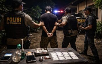 Gagal Kelabui Polisi, Pengedar Sabu di Bungguosu Konawe Diringkus