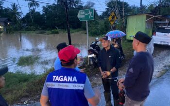 Plh Sekda Sultra Pimpin Penanganan Banjir Kali Wanggu Sabtu Malam