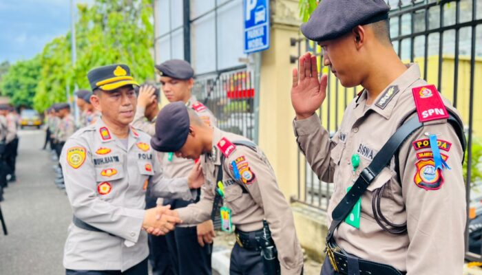 Usai Latihan di Polres Parepare, 75 Calon Bintara Polri Kembali ke SPN Batua