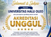 Tonggak Sejarah, UHO Kendari Kantongi Akreditasi Unggul Nasional 