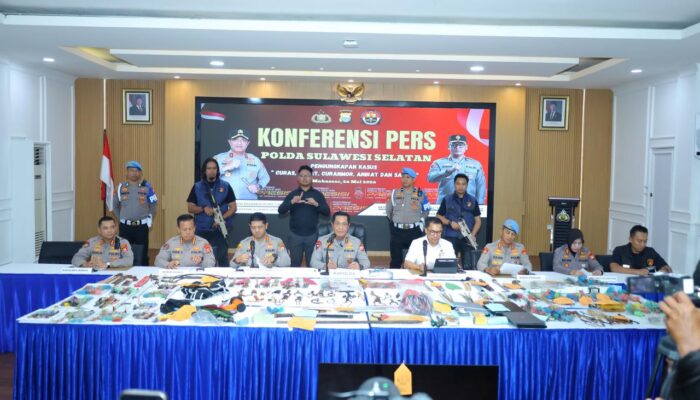 Kapolda Sulsel Sikat Kejahatan Jalanan: 176 Tersangka Diamankan