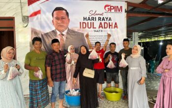 GPIM Salurkan Hewan Qurban Sapi ke Warga Tongauna Konawe, Wujud Dukungan Program Presiden Prabowo