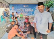 Anton Timbang dan Anindya Bakrie Bersinergi, Kadin Sultra Bagikan Kurban Tiga Sapi