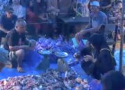 Bahtra Banong Kurbankan Sapi Super 1 Ton untuk Warga Onembute Konawe