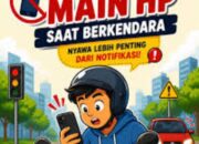 Keselamatan Jangan Dikorbankan, Imbauan Polres Parepare untuk Pengguna HP di Jalan