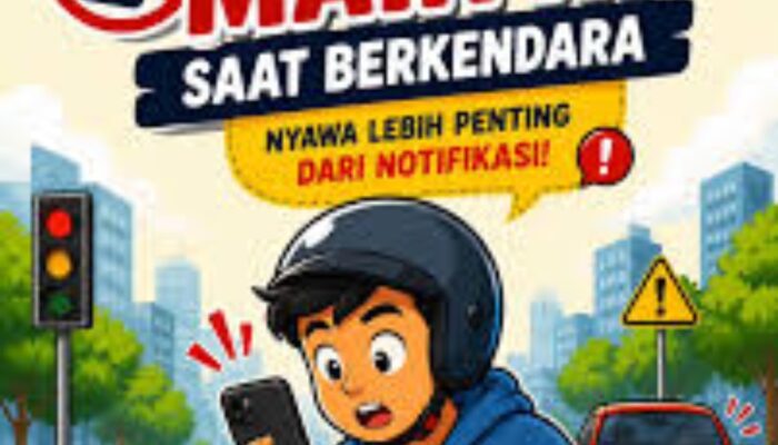 Keselamatan Jangan Dikorbankan, Imbauan Polres Parepare untuk Pengguna HP di Jalan