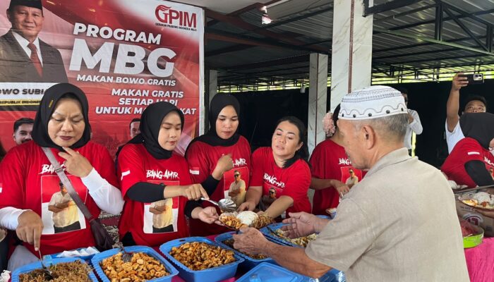GPIM Luncurkan Makan Bowo Gratis di Konawe, H. Amir Donatur Tunggal