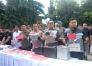 URC Resmob Polda Sulsel Ringkus JR dan HA, Sembilan Motor dan Dua Mobil Diamankan
