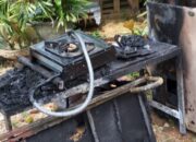 Diduga Kebocoran Gas Saat Masak Air, Api Berhasil Dikendalikan Warga