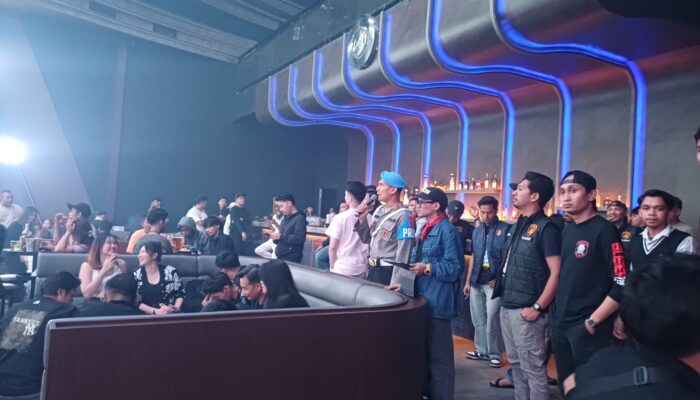 Patroli Gabungan URC Buser77 dan Sipropam Polresta Kendari Sasar THM