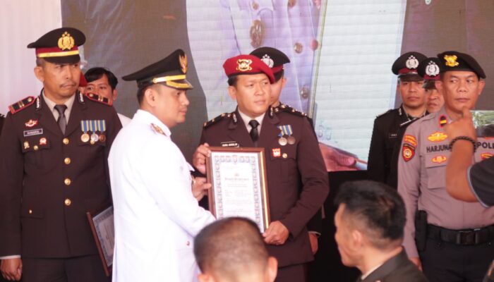 Gagalkan Peredaran 40 Kilogram Narkotika, Kapolsek KPN Bersama Jajaran Terima Penghargaan di Hari Bhayangkara Ke-80