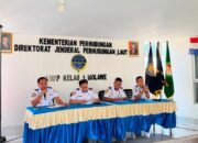 Gelar Rapat Bulanan, UPP Kelas I Molawe Perkuat Kinerja dan Tingkatkan Pelayanan Pelabuhan