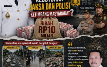 Kucuraan Hibah Rp10 Miliar, Wali Kota Kendari Prioritaskan Kebutuhan Jaksa dan Polisi Ketimbang Masyarakat? 