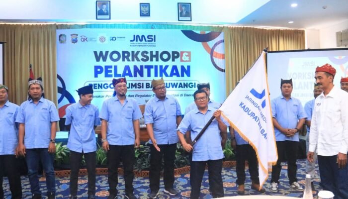 Pengda JMSI Banyuwangi Resmi Dilantik, Ini Pesan Penting Bupati Ipuk untuk Perusahaan Media