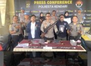 Pengungkapan Kasus Kriminal dan Narkoba, Polresta Kendari Tegaskan Tak Ada Ruang bagi Pelaku Kejahatan