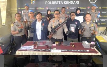 Pengungkapan Kasus Kriminal dan Narkoba, Polresta Kendari Tegaskan Tak Ada Ruang bagi Pelaku Kejahatan