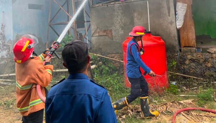 Rumah dan Kos di Puwatu Kendari Terbakar, Damkar Kerahkan Lima Unit Armada