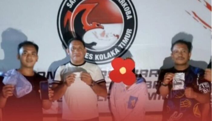 Satresnarkoba Polres Kolaka Timur Ungkap Peredaran Sabu 30,5 Gram di Lambandia