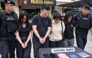 WNA China Diamankan Usai Terlibat Keributan dengan Wanita di Kendari