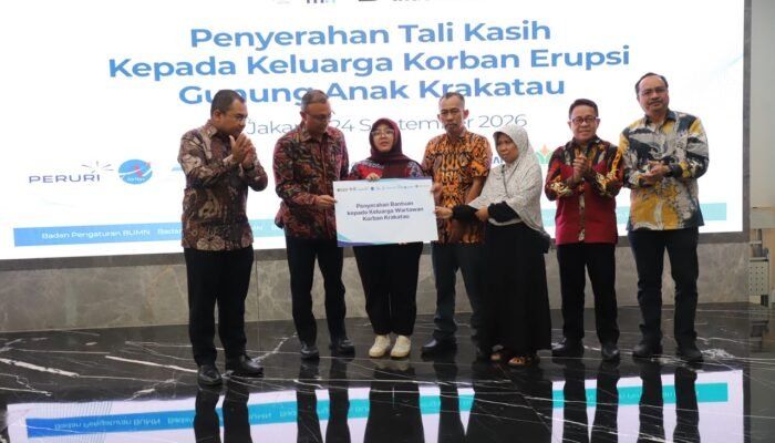 Lima Jurnalis dan Tiga Kru KM Arupadatu I Hilang Kontak, BP BUMN Salurkan Tali Asih