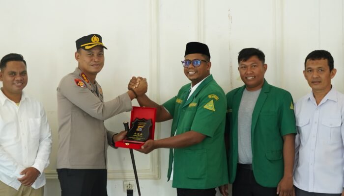 Kapolresta Kendari Ajak GP Ansor Bersama Jaga Keamanan dan Ketertiban