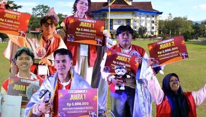 Mayoritas Diperkuat Mahasiswa UHO, Kontingen Sultra Raih Juara Umum III Peksiminas