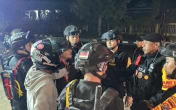Tim Patroli Polda Sultra Amankan Dua Pemuda yang Diduga Lempari Kendaraan