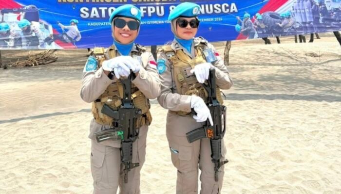 Brigpol Dwi dan Briptu Azalya, Dua Polwan Sultra yang Bergabung dalam Misi PBB