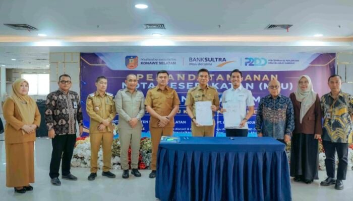 Bank Sultra Perkuat Digitalisasi Keuangan Pemkab Konawe Selatan Lewat KKPD
