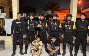 Geger Konvoi 20 Motor di Kendari! Dua Remaja Diamankan, Busur dan Anak Panah Disita