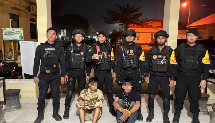 Geger Konvoi 20 Motor di Kendari! Dua Remaja Diamankan, Busur dan Anak Panah Disita